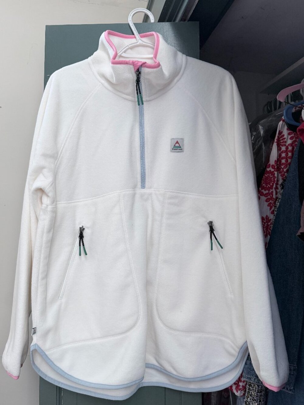 NWT Passenger Folksy Sherpa Fleece 1/2 zip Pullover | Women's | Large